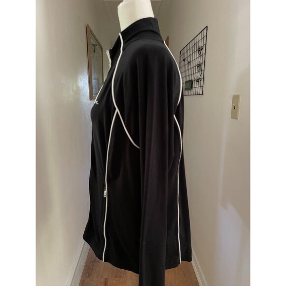 EUC Lauren Ralph Lauren Active Black Zip-Up Jacket - Picture 2 of 4